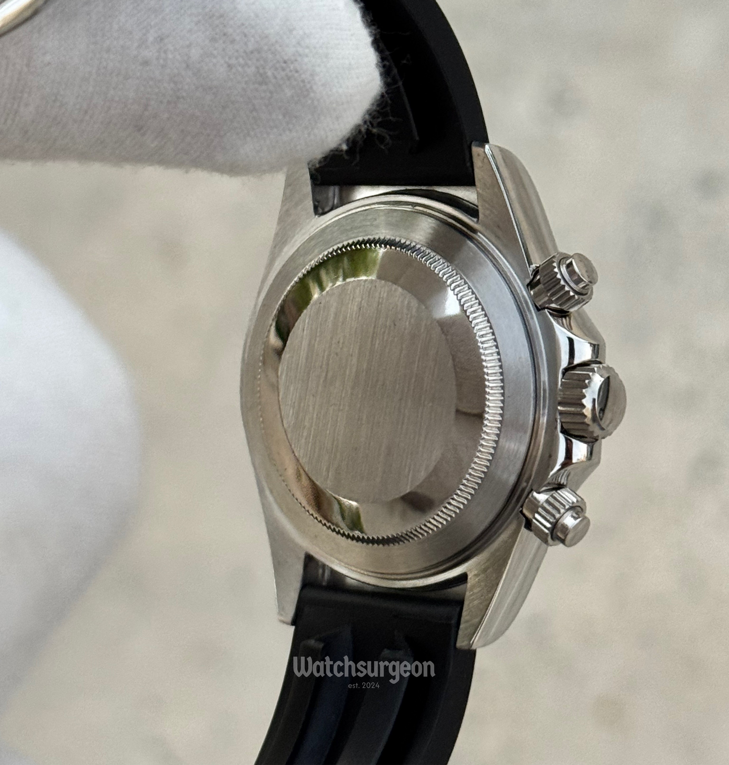 Custom Seiko Daytona Inspired with Black Dial