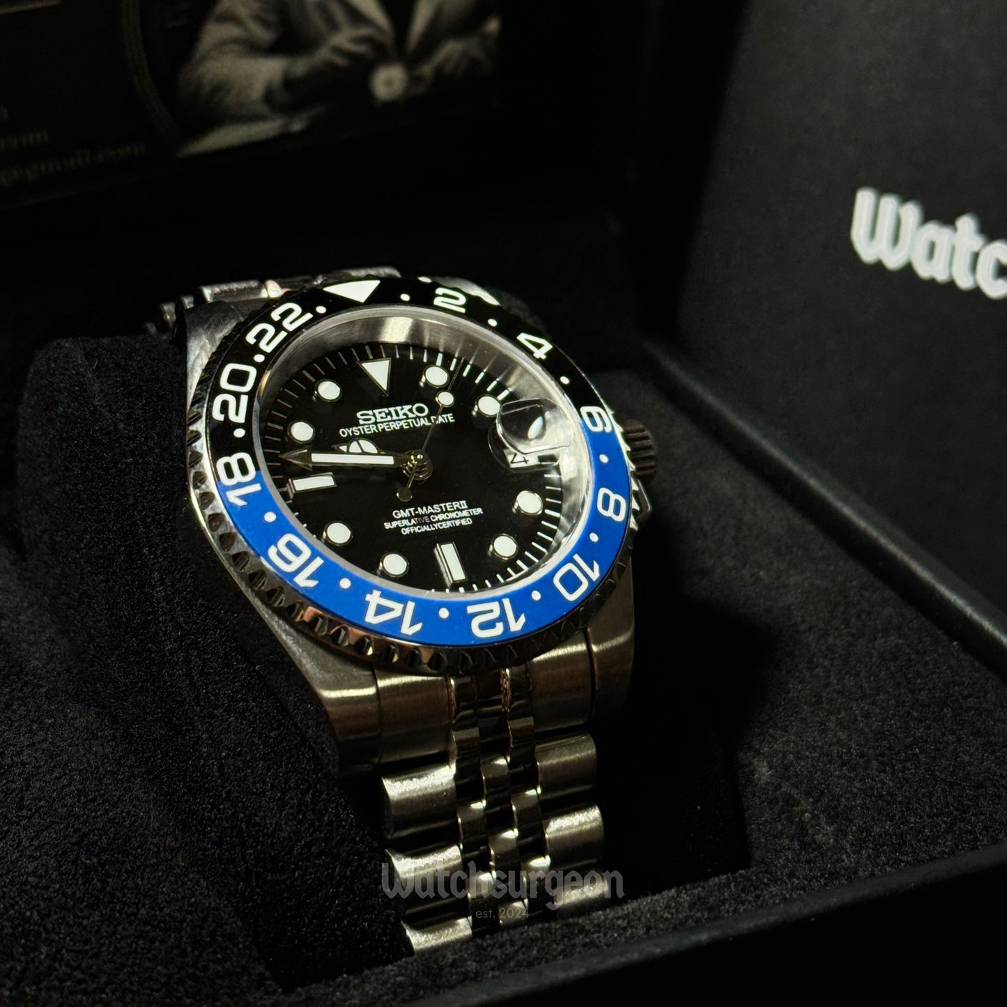Custom Seiko GMT 'Batman'