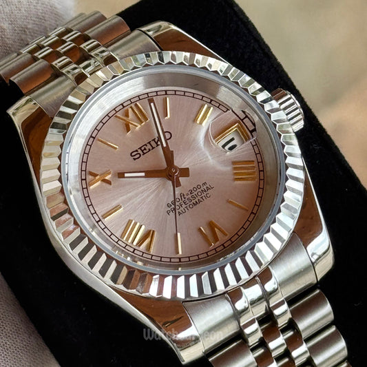 Custom Seiko with Gold Roman Numerals
