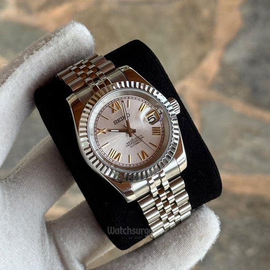 Custom Seiko with Gold Roman Numerals