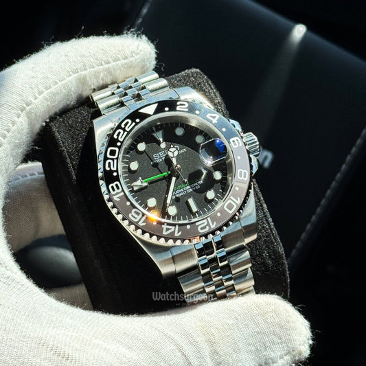 Custom Seiko GMT 'Bruce Wayne'