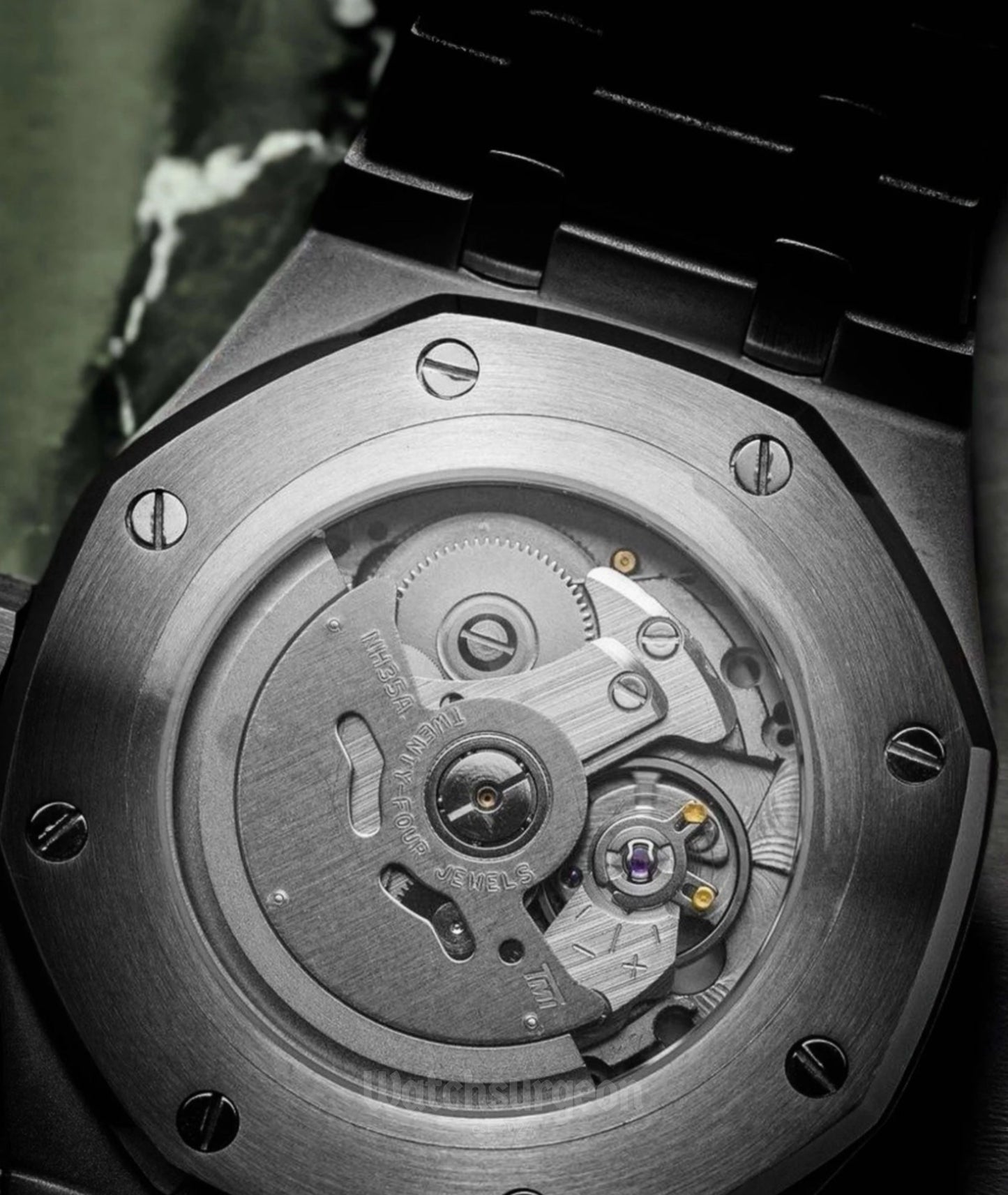 Custom Seiko Royal Oak Inspired with Black Dial