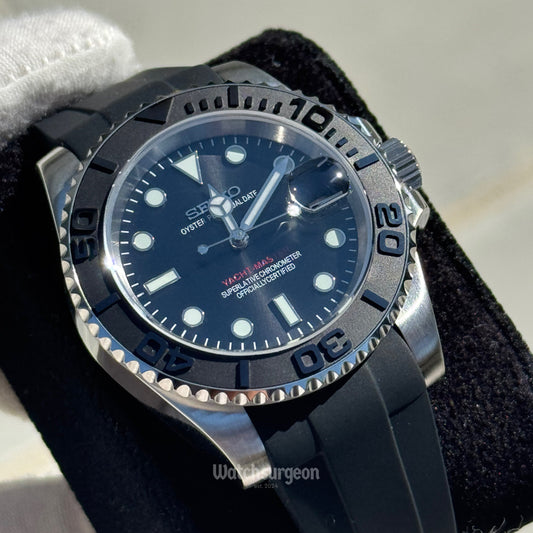 Custom Seiko 'Yachtmaster' Inspired with Black Dial