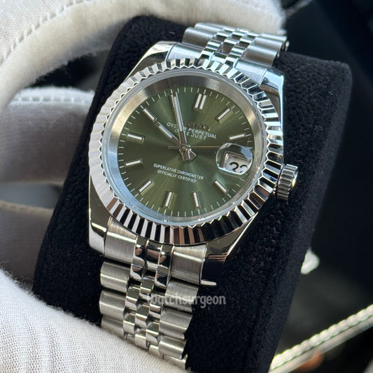 Custom Seiko with Green Dial