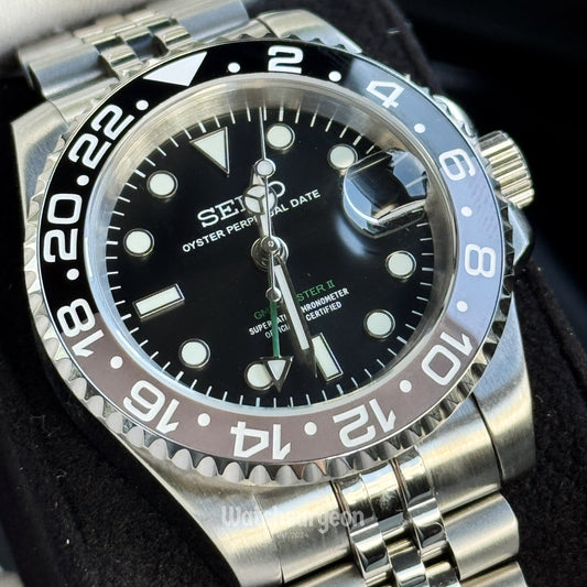 Custom Seiko GMT 'Bruce Wayne'