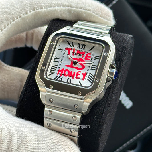 Custom Seiko Santos Inspired 'Time is Money'