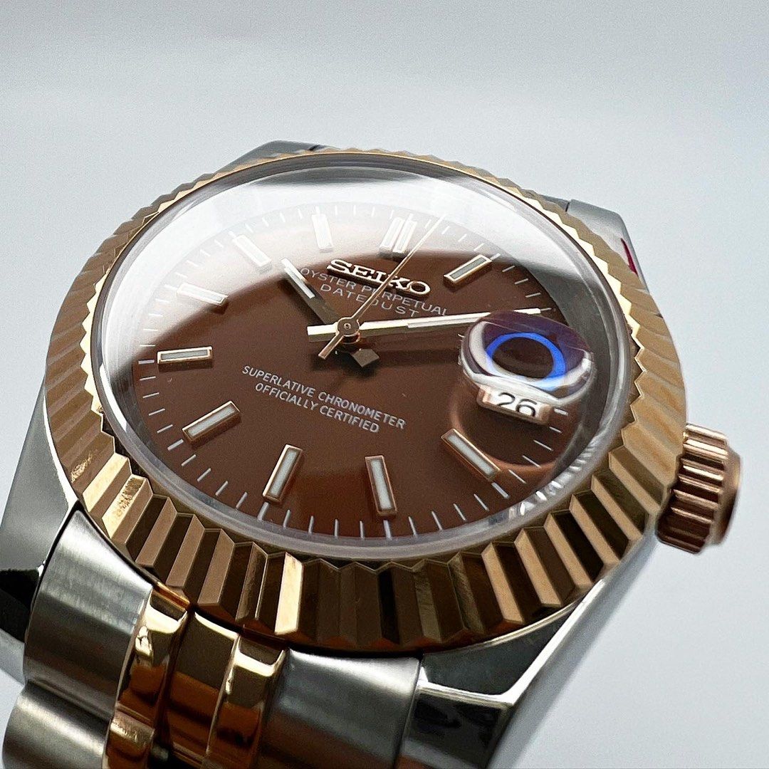 Custom Seiko with Chocolate Dial