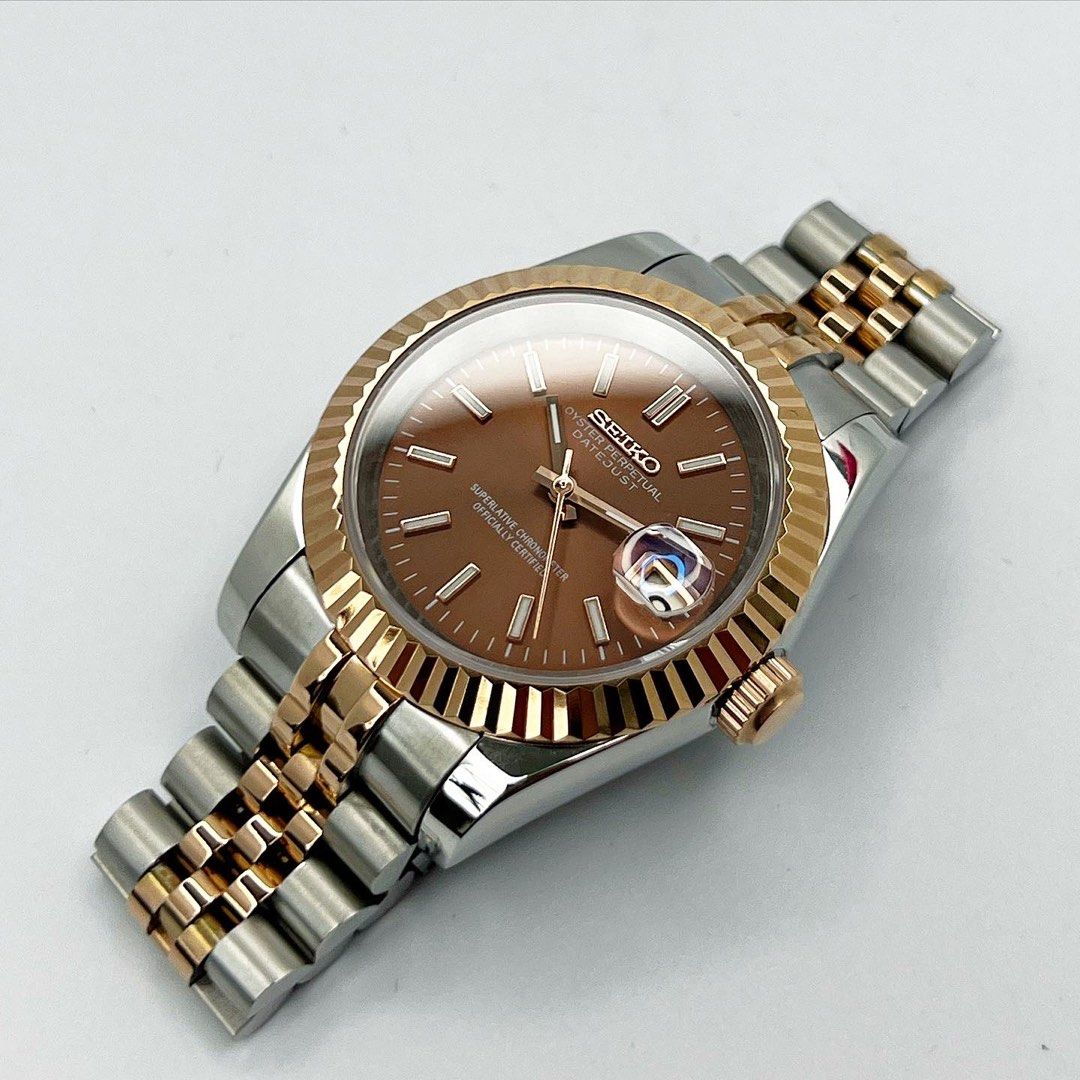 Custom Seiko with Chocolate Dial