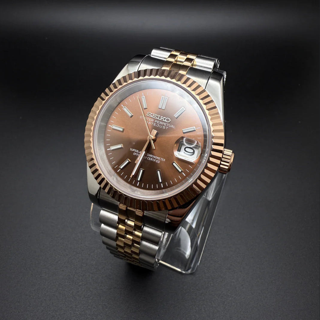 Custom Seiko with Chocolate Dial