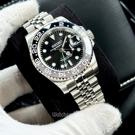 Custom Seiko GMT 'Bruce Wayne'