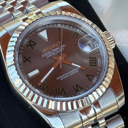 Custom Seiko with Grey Wimbledon Dial