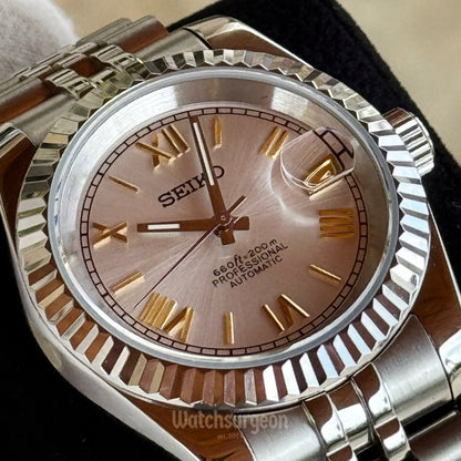 Custom Seiko with Gold Roman Numerals