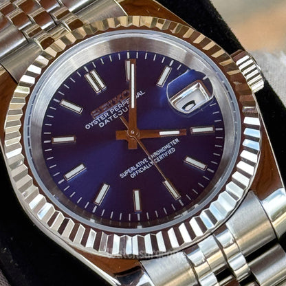 Custom Seiko with Blue dial