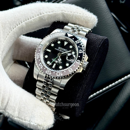 Custom Seiko GMT 'Bruce Wayne'