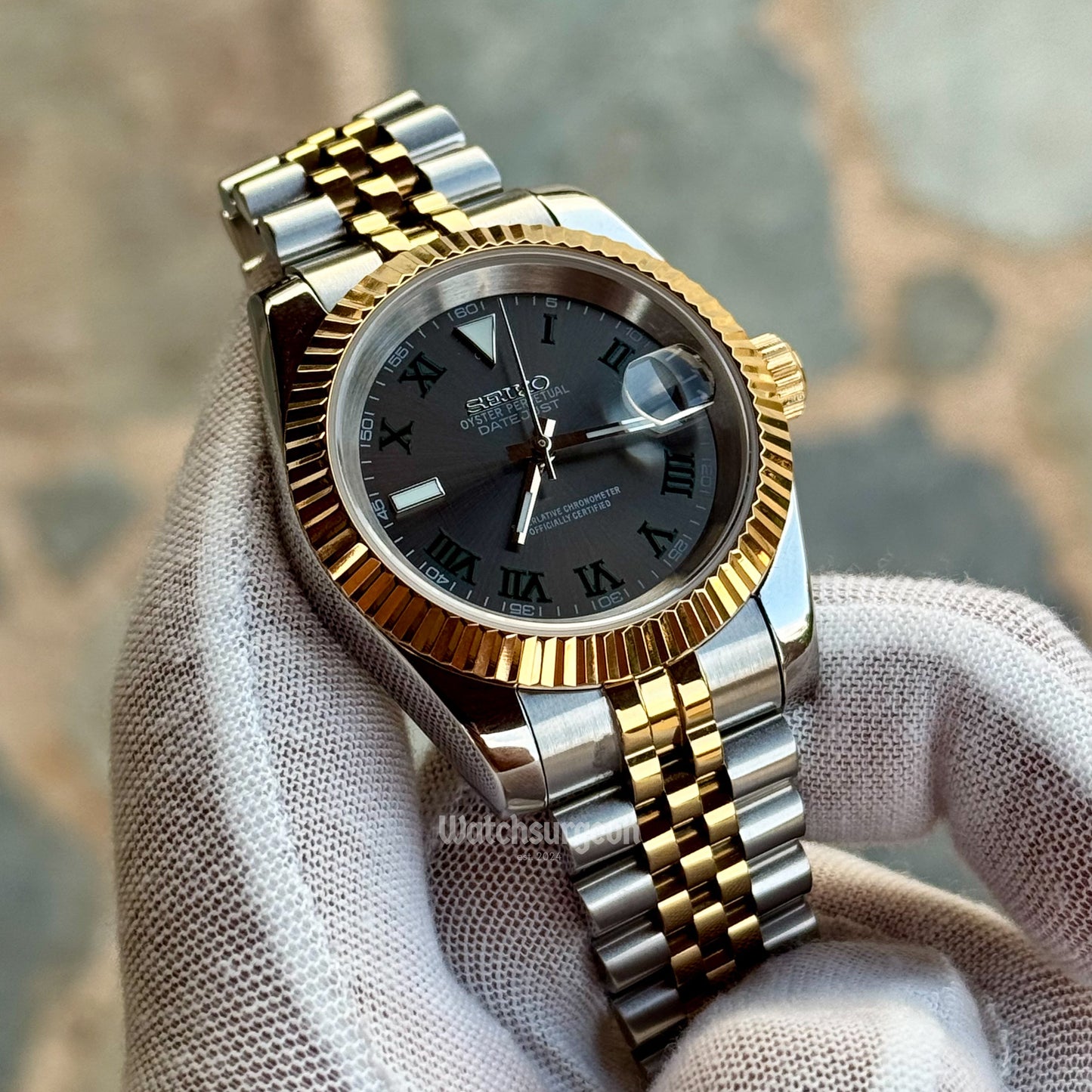 'Two Toned Wimbledon' - Datejust Series