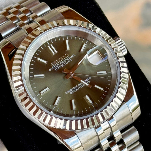 Custom Seiko with Green Dial