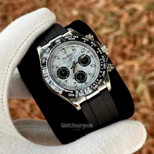 Custom Seiko Daytona Inspired with Meteor Dial