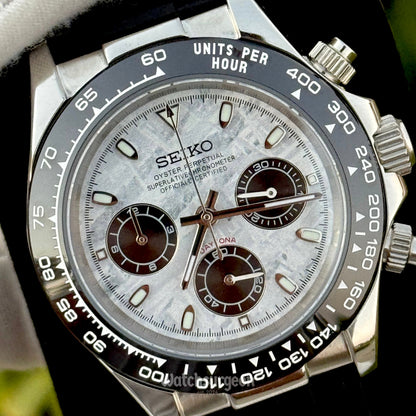 Custom Seiko Daytona Inspired with Meteor Dial