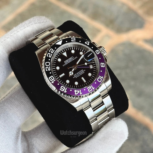 Custom Seiko GMT Purple
