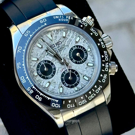 Custom Seiko Daytona Inspired with Meteor Dial
