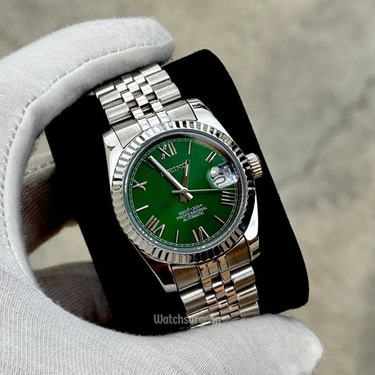 Custom Seiko with Green Roman Dial