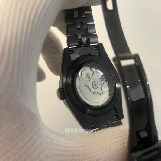 Custom Seiko with Black Roman Dial