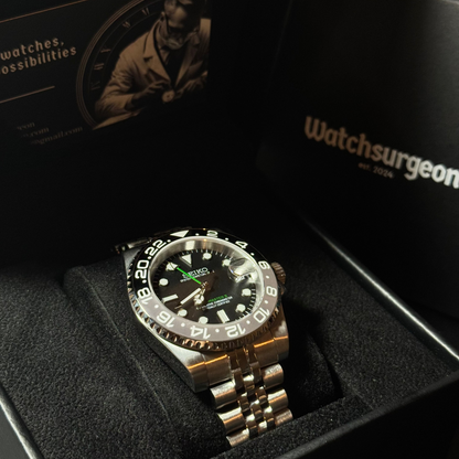 Custom Seiko GMT 'Bruce Wayne'