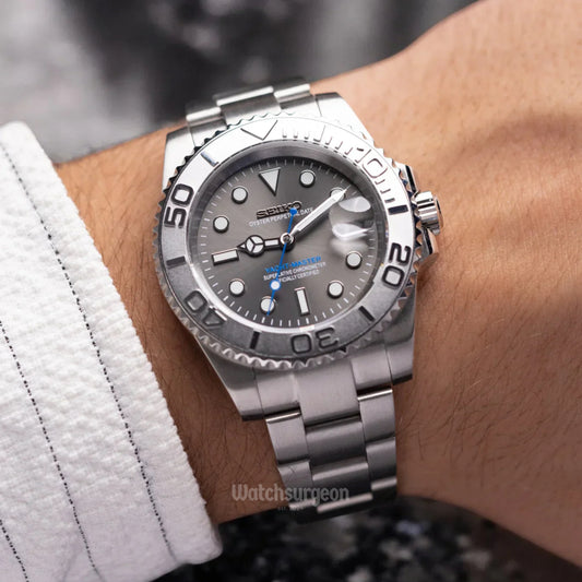 Custom Seiko Yachtmaster with Olive Dial