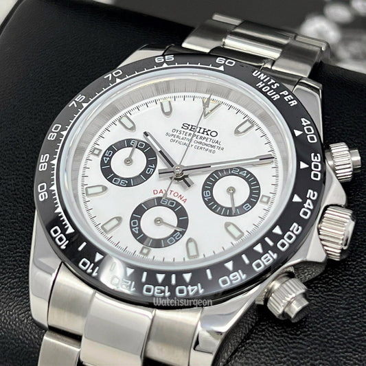 Custom Seiko Daytona Inspired 'Panda'