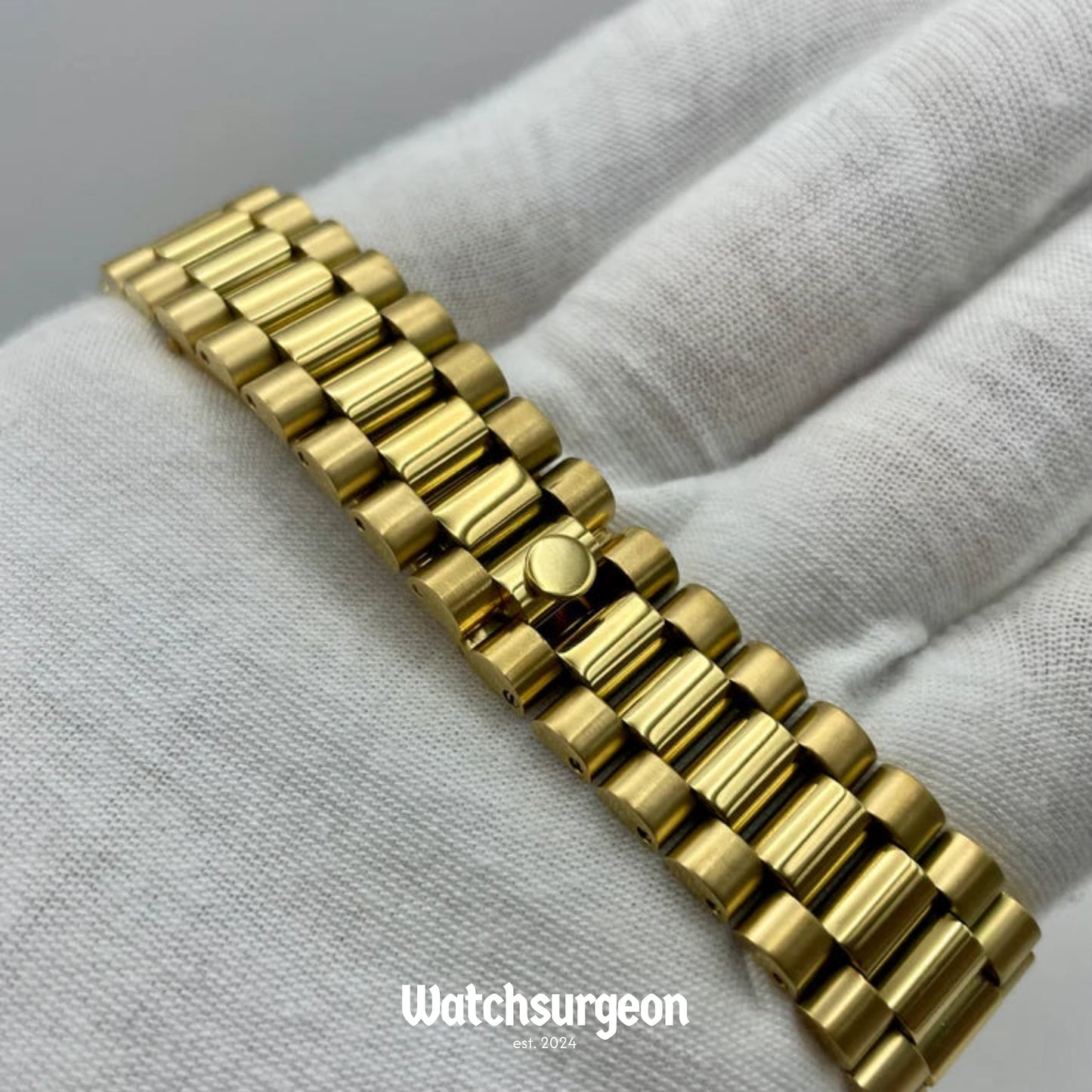 Custom Seiko Daydate with Gold Roman Dial