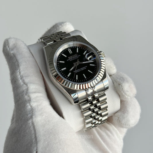 Custom Seiko with Black Dial