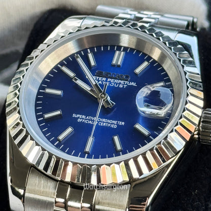 Custom Seiko with Blue dial