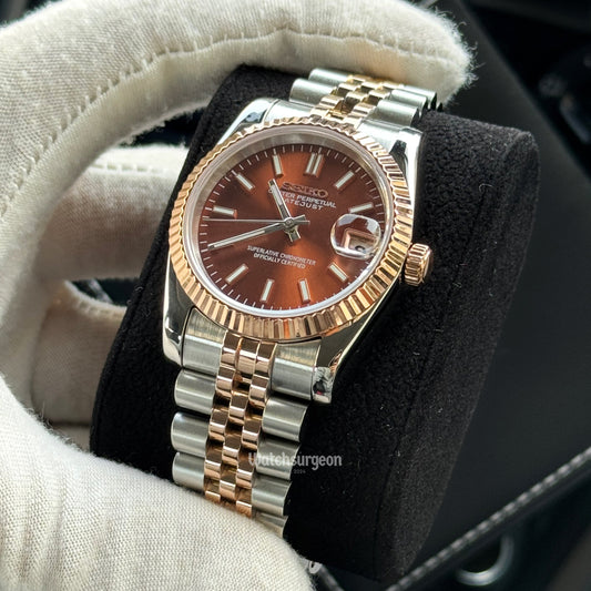 Custom Seiko with Chocolate Dial