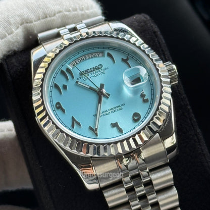 'Sky Blue Arabic' - Daydate Series