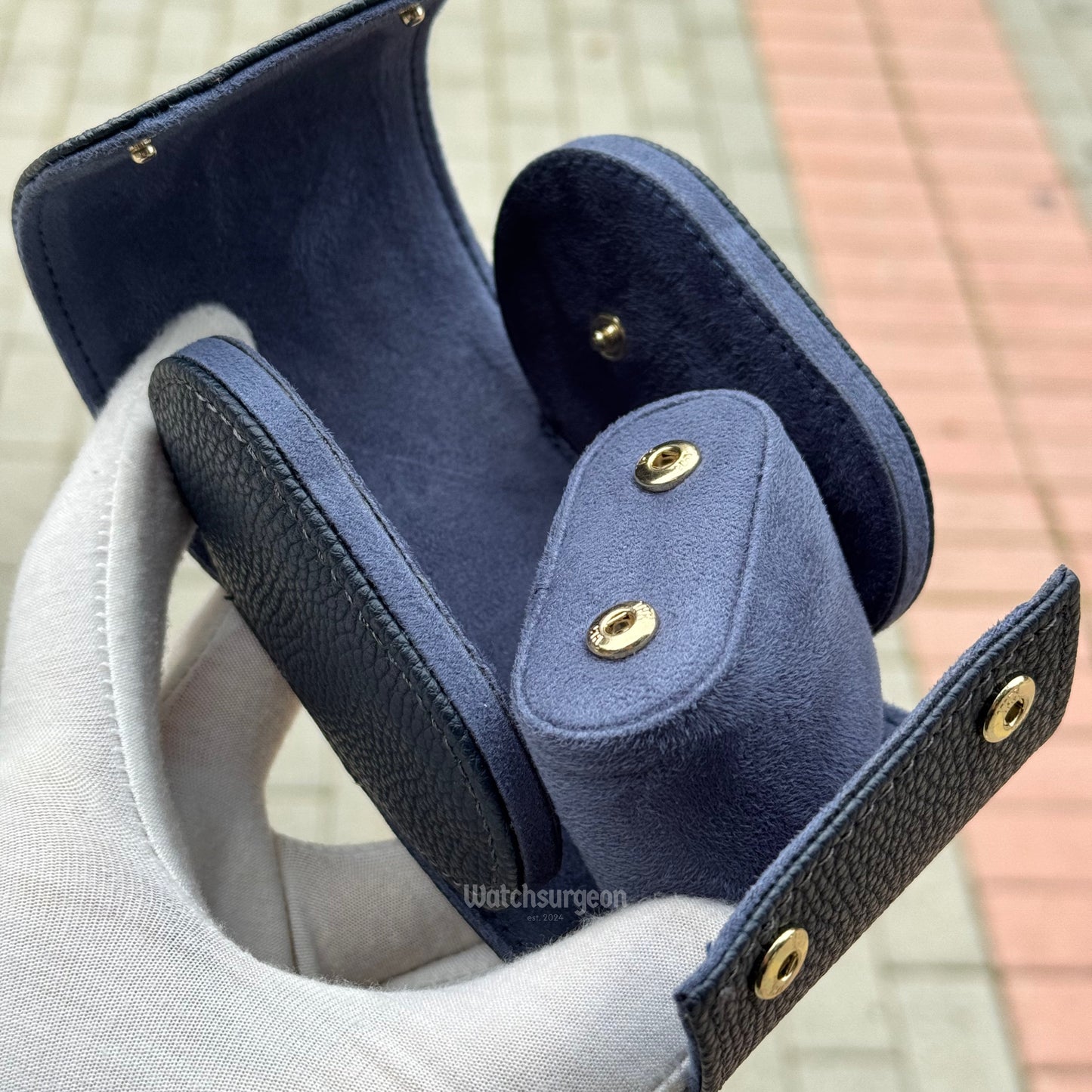 Navy Blue Travel Case - 1 Slot