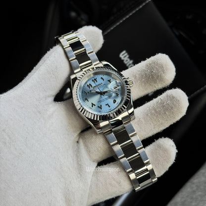 'Oyster Sky Blue Arabic' - Datejust Series