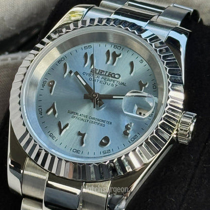 'Oyster Sky Blue Arabic' - Datejust Series