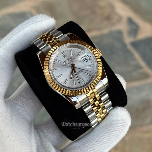 Custom Seiko with White Dial