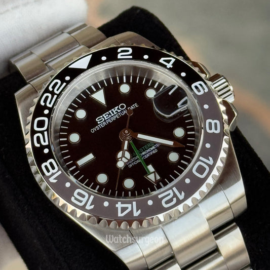 Custom Seiko GMT 'Bruce Wayne'