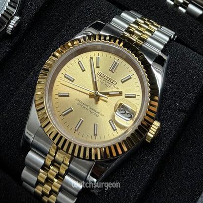Custom Seiko with Gold Dial