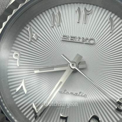 Custom Seiko with White Arabic Dial