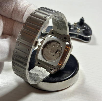 Custom Seiko Santos Inspired with White Roman Dial