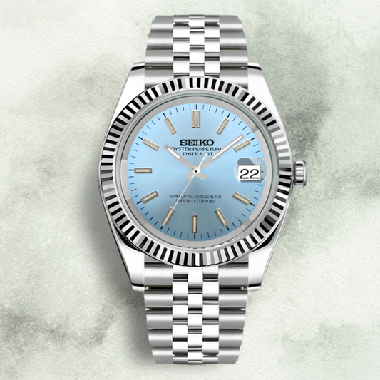 Custom Seiko with Sky Blue Dial