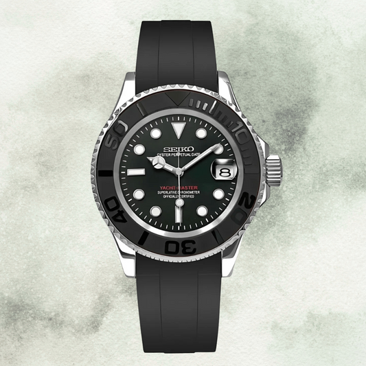 Custom Seiko 'Yachtmaster' Inspired with Black Dial
