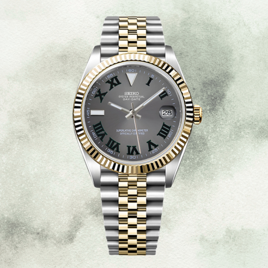 Custom Seiko with Grey Wimbledon Dial