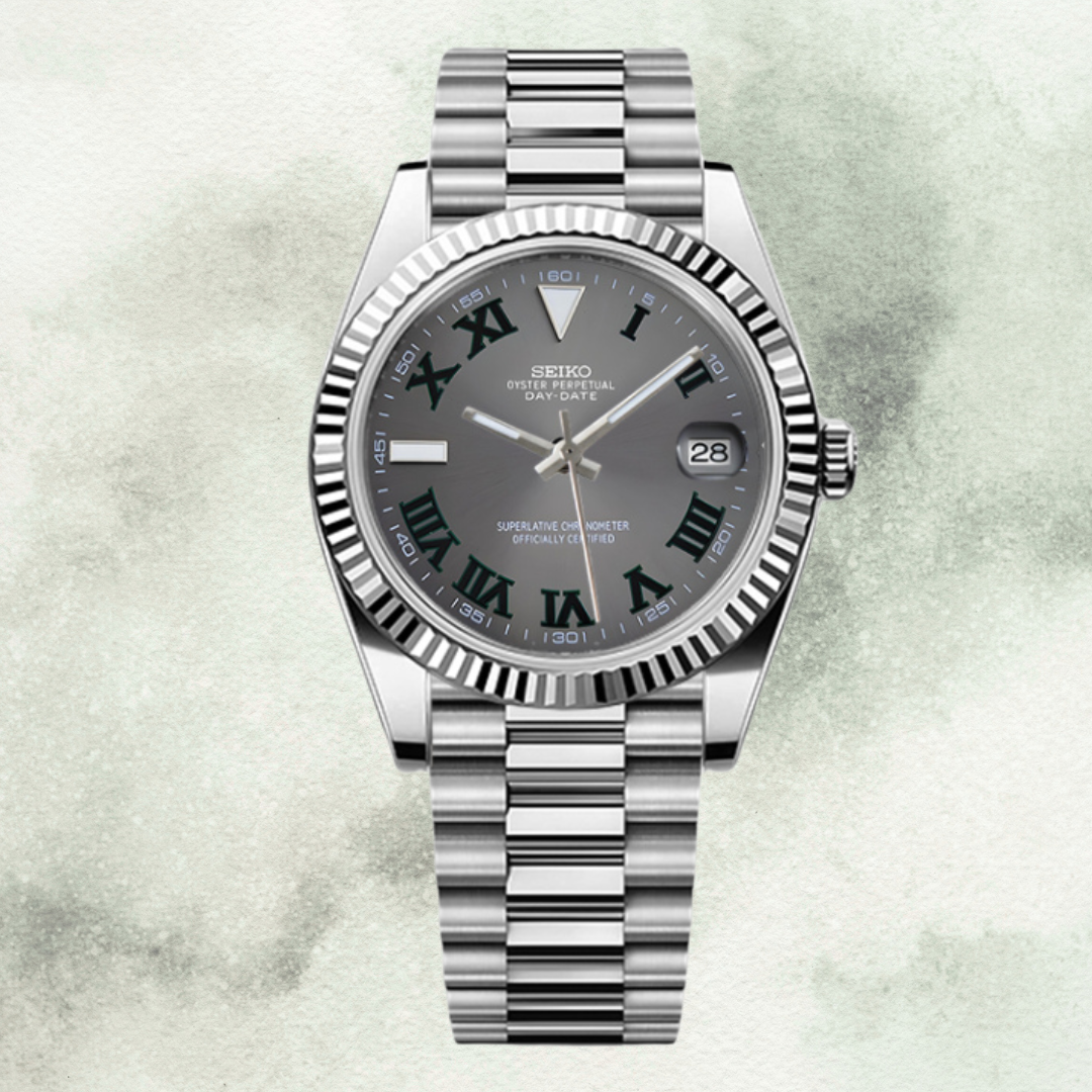 Custom Seiko with Grey Wimbledon Dial