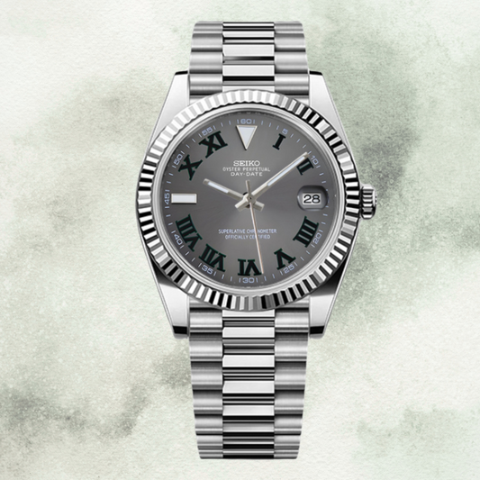 Custom Seiko with Grey Wimbledon Dial