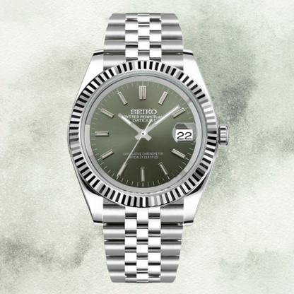 Custom Seiko with Green Dial