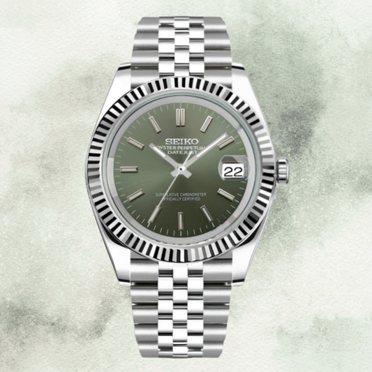 Custom Seiko with Green Dial