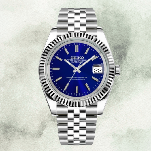 Custom Seiko with Blue dial